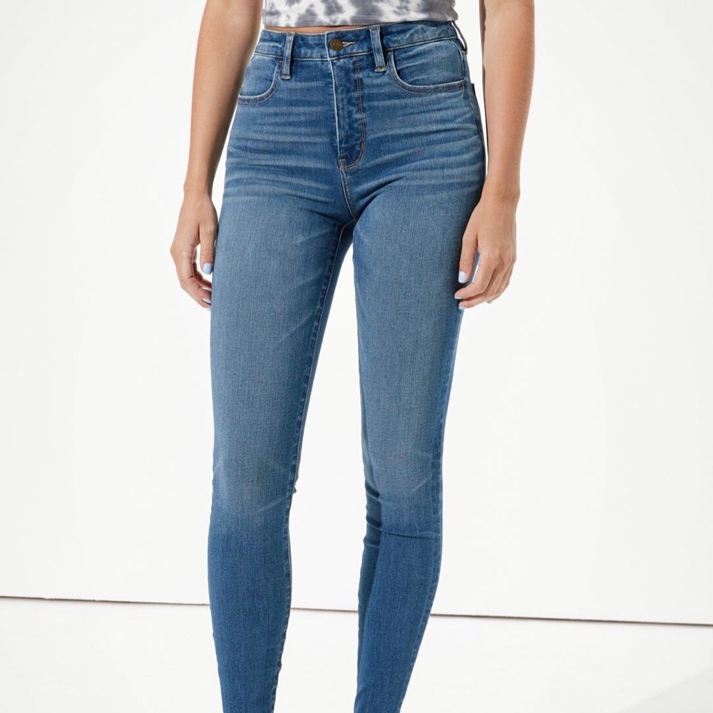 American Eagle high waisted jeans